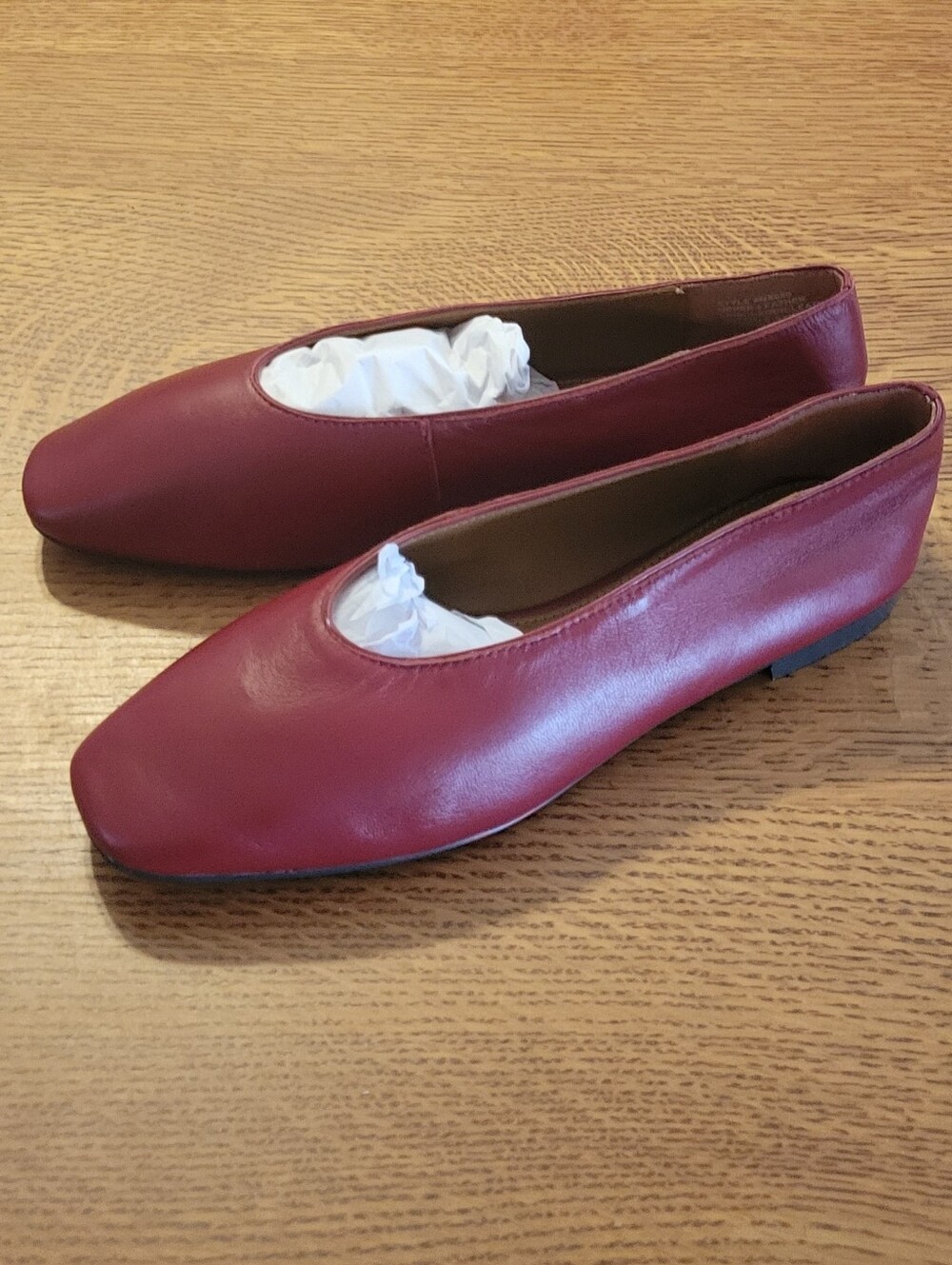 Madewell Mylie Leather Ballet Flats - Red - Picture 5 of 11